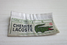 Etichetta lacoste retro usato  Italia