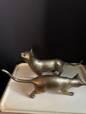 Pair brass cat for sale  Huntington Beach