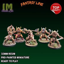 Barbarian warband 32mm usato  Sonico