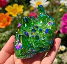 Rainbow green crystal for sale  Germantown