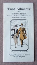 Antigo 1920 Folheto Doenças dos Pés Nature Tread Co of Illinois Produtos Ortopédicos comprar usado  Enviando para Brazil