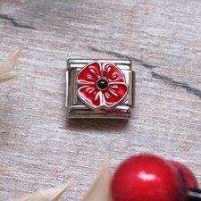 Poppy flower charm for sale  ST. HELENS
