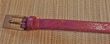 Ceinture cuir rose d'occasion  Lisieux