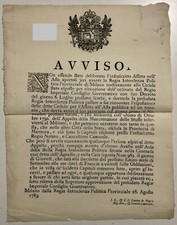 Milano regno austro usato  Milano