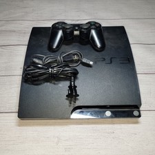 Sony Playstation PS3 Slim CECH-2001A Pacote Controle Sixaxis Cabo de Alimentação 120gb comprar usado  Enviando para Brazil