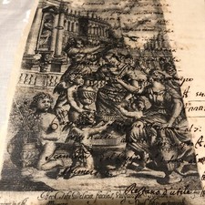 Stampa antica manoscritti usato  Imperia