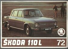Skoda s110 1972 for sale  UK