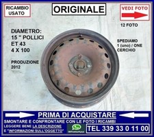 Cerchio ruota ferro usato  Carrara
