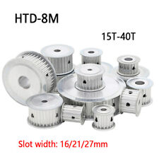 Polia de correia dentada HTD-8M 15T-40T tipo AF 8mm-25mm para correia de 15/20/25mm de largura comprar usado  Enviando para Brazil