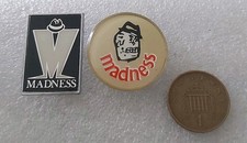 Madness vintage badges for sale  SUTTON