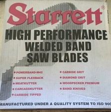 Starrett bandsaw blades for sale  WORKSOP