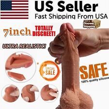 Vibrador masculino gay anal realista silicone pênis ventosa brinquedos sexuais femininos, usado comprar usado  Enviando para Brazil