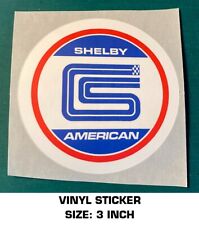 ADESIVO DE VINIL ESTILO VINTAGE SHELBY AMERICANO - COBRA - DECALQUE CORRIDA - GT40-GT350 comprar usado  Enviando para Brazil