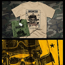 Camiseta de combate militar infantaria grunt assalto tático infantaria traficante de morte, usado comprar usado  Enviando para Brazil