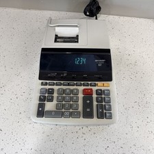 Calculadora de impressão Sharp EL-2630P III máquina de adição de 12 dígitos funciona muito bem!, usado comprar usado  Enviando para Brazil