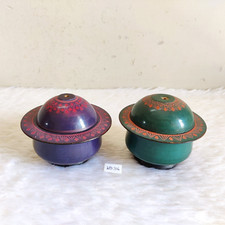 Antico Handmade Viola Verde Laccati Snuff Scatola di Legno da Collezione 2 Pcs comprar usado Antico Handmade Viola Verde Laccati Snuff Scatola di Legno da Collezione 2 Pcs comprar usado  Enviando para Brazil