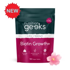 Biotina 10.000mcg + Zinco e Selênio | 180 Comprimidos - Crescimento do Cabelo, Pele e Unhas. comprar usado  Enviando para Brazil