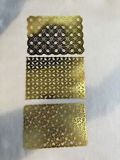 Metal stencil backgrounds for sale  CHESSINGTON
