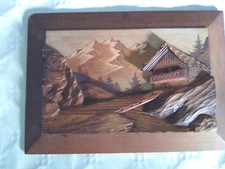 Tableau bois sculpteet d'occasion  Rouen-