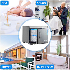Calentador de toallas gabinete esterilizador UV 23 L salón de belleza caliente spa cuidado facial de la piel segunda mano  Embacar hacia Mexico