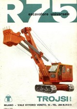 Trojsi r75 escavatore usato  Praia a Mare