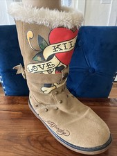 Bota Amputada Don Ed Hardy Love Kills Slowly Camurça Única Direita Tamanho 9 Excelente Estado Usado comprar usado  Enviando para Brazil