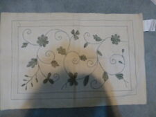 Green cream embroidered for sale  Lincoln
