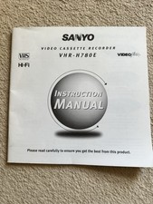 Sanyo video cassette for sale  BARRY