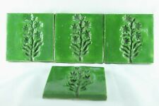 Usado, Molde antigo de folha de planta de gesso: estilo vintage, conjunto de azulejos verdes molde de cimento comprar usado  Enviando para Brazil