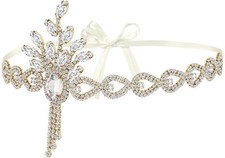 Lurrose 1920s headband for sale  UK