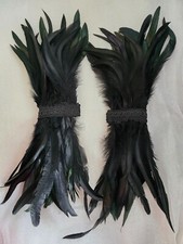 Gothic black feather for sale  LOUGHBOROUGH