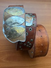 Vintage leather belt for sale  Naperville
