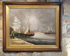 Peinture marine toile d'occasion  Avranches