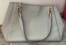 [Michael Kors] Bolsa de ombro Trisha grande de couro 35H1G9TL9L CINZA PÉROLA comprar usado  Enviando para Brazil