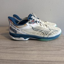 Usado, Tênis Mizuno masculino Wave Exceed Tour 5 AC branco/azul-petróleo/azul tamanho 12 comprar usado Usado, Tênis Mizuno masculino Wave Exceed Tour 5 AC branco/azul-petróleo/azul tamanho 12 comprar usado  Enviando para Brazil