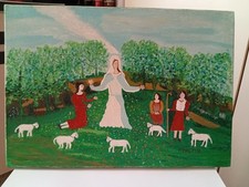 Quadro naif ispirato usato  Chignolo Po