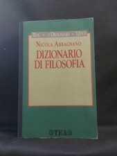 Dizionario filosofia nicola usato  Domodossola