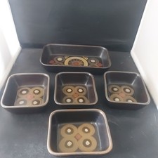 Denby Arabesque Hors d'Oeuvres Tapas Zestaw naczyń do serwowania x 5 na sprzedaż  Wysyłka do Poland