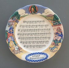 Assiette faience sarreguemines d'occasion  Sault