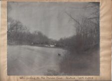 Fotografia C1900 Mouse River Towner Dakota do Norte LG "ALIMENTAÇÃO DE GADO", usado comprar usado  Enviando para Brazil