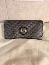 Carteira Victor Hugo Leather Goods preta e cinza comprar usado  Enviando para Brazil