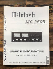 Mcintosh mc2505 2505 for sale  Portland