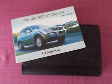 Ssangyong rexton owners d'occasion  Expédié en Belgium