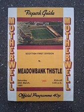 Motherwell meadowbank thistle for sale  BLACKPOOL