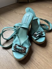 Turquoise leather celine for sale  ROYSTON