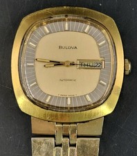 Relógio de pulso masculino Bulova 7366 vintage década de 1970 N3 suíço automático aço inoxidável comprar usado  Enviando para Brazil