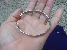 Gourmette bracelet argent d'occasion  France