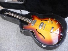 Guitarra elétrica Epiphone Casino semi oca Sunburst feita no Japão S/N 15201 comprar usado  Enviando para Brazil