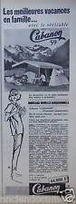 Publicité 1959 cabanon d'occasion  Compiègne