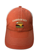 Boné de beisebol ajustável Cabbage Key Hat FL Hamburger laranja caminhoneiro, usado comprar usado  Enviando para Brazil